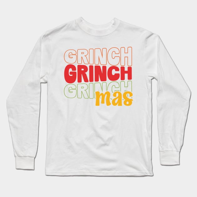 grinchmas Long Sleeve T-Shirt by MZeeDesigns